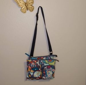 Funky Floral Crossbody Purse!
